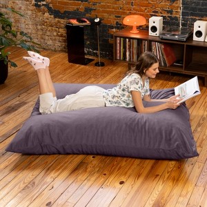 Jaxx Pillow Saxx 5.5-Foot Décor Bean Bag Giant Floor Pillow Lounge, Lush Velvet - 1 of 4