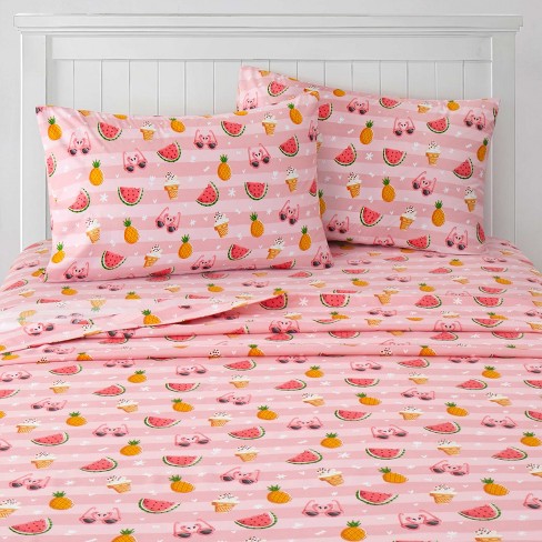 Sweet Home Collection  Bed Sheets Set – Soft 1800 Supreme Brushed  Microfiber Sheets With Unique Print, Twin, Aqualina : Target