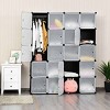 Tangkula 20 Cube Clothes Organizer Storage Cubes Portable Wardrobe Bedroom Storage Cubby - 3 of 4