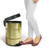 1.32gal Stainless Steel Step Trash Can with Lid Gold - Nu Steel - 4 of 4