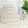 Egyptian Cotton Highly Absorbent Solid Assorted 6-Piece Quick Drying Towel Set by Blue Nile Mills - 2 of 4