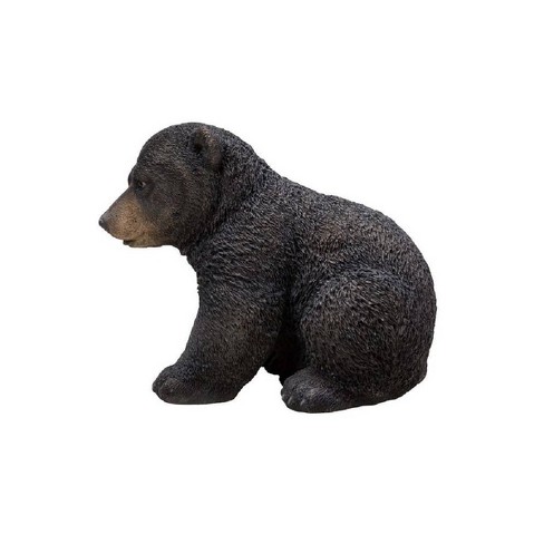 12 5 Polyresin Sitting Bear Cub Statue Black Hi Line Gift Target