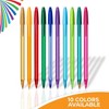 BIC Color Cues Pen Set, 60-Count Pack, Assorted Colors, Fun Color Pens for School Supplies, Includes BIC Cristal Xtra Smooth Ballpoint Pens - 2 of 4