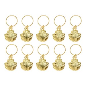 Unique Bargains Wings Hair Ring Pendants 10 Pcs - 1 of 4