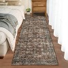 Area Rug Washable Stain Resistant Carpet with Non-Slip Backing Soft Touch Low Pile Floor Cover for Bedroom Living Room Dining Room - 3 of 4