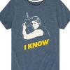 Boys' - Star Wars - Valentine Han Solo I Know Short Sleeve Graphic T-Shirt - 2 of 4