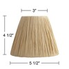 Springcrest Lafite Raffia Tapered Empire Shade 3x5.5x4.5 (Clip-On) Set of 6 - 4 of 4