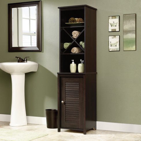 Decorative Storage Cabinets Espresso Brown Sauder Target