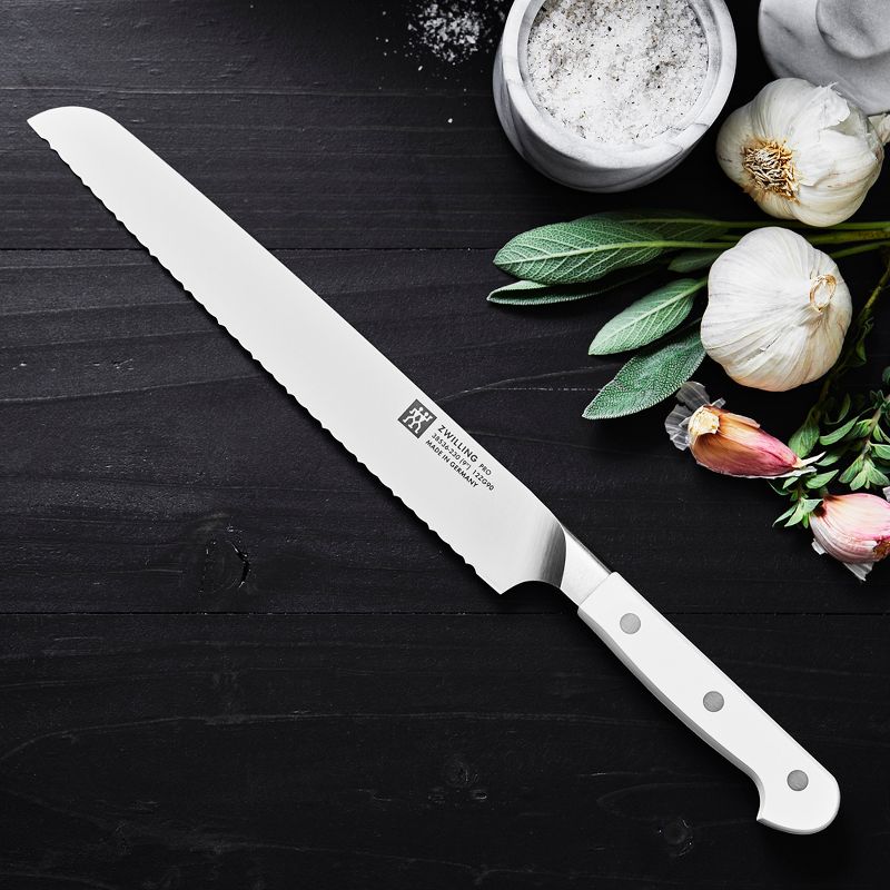 ZWILLING Pro Le Blanc 9-inch Z15 Serrated Bread Knife, 2 of 4