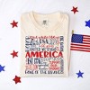 Simply Sage Market Women's American Words Colorful Short Sleeve Garment Dyed Tee - 3 of 3