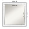 Amanti Art Maya Beveled Framed Bathroom Vanity Wall Mirror - 3 of 4