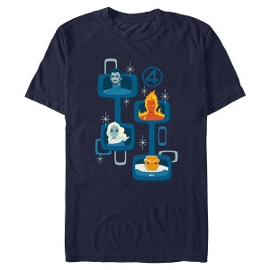 Mens The Fantastic Four: First Steps Cartoon Icons T Shirt - 1 of 4
