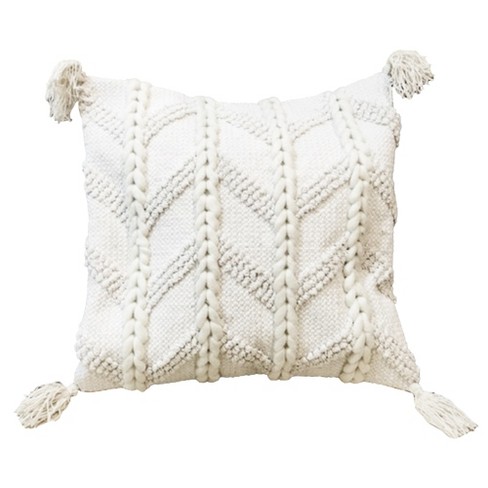 Peace Nest 2 Pack Feather Down Throw Pillow Insert, White, 18 X 18 :  Target