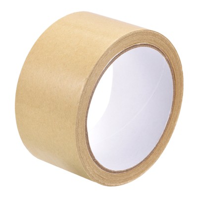 Unique Bargains Paper Adhesive Packing Tape for Masking Sealing Brown 2 Pcs