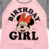 Girls' - Disney - Minnie Birthday Girl Shirt Tail Raglan Graphic T-shirt - 2 of 4