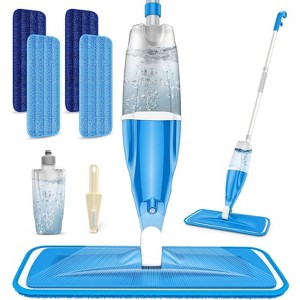Professional Spray Mop for Floors - Instant Water Mist for Wet Cleaning, 3 Washable Pads, Ideal for Hardwood, Tile, Laminate & Vinyl - 1 of 4