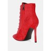 Head On Faux Suede Diamante Women Ankle Boots - 2 of 4