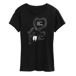 Women's - Disney Villains - Read My Body Language Ursula Short Sleeve Graphic T-Shirt - 1 of 4