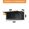 Metal Wall Storage Cabinet, Garage Wall Mounted Tool Storage Cabinet, Locking Garage Storage Rack for Kitchen Warehouse Office Bathroom - 3 of 4
