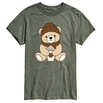 Men's - Instant Message - Coffee Bear Short Sleeve Graphic T-Shirt