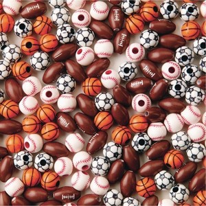 Color Splash!® Sport Bead Assortment (Bag of 600) - 1 of 2