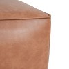 CAVINAS 30" Square Ottoman, PU Leather Vanity Stool Chair, Sofa Ottoman Side Table for Living Room, Bedroom - 4 of 4