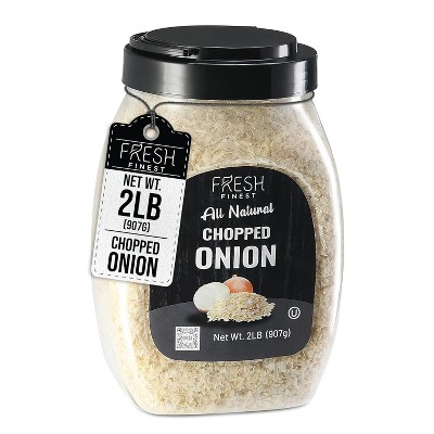 Fresh Finest Bulk Chopped Onion – All-Natural, Kosher – 2LB