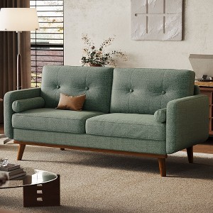 65" Loveseat Sofa, Modern Couch Comfy Love Seat Couches for Living Room - 1 of 4