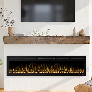 IHOMEADORE Smart LED Electric Fireplace with Remote,compatible with Google Home and Alexa - 1 of 4
