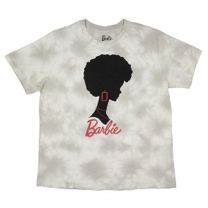 Barbie Women's Afro Side Profile Silhouette Black History T-Shirt Adult - 1 of 4