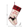 FIONECA Dachshund Christmas Stocking - 4 of 4
