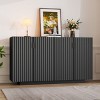 Display Storage Cabinet with Door,Kitchen Cabinet,Storage Cabinets,Modern Storage Cabinet for Living Room or Dining Room-Maison Boucle - 2 of 4