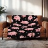 Lomsoe Ultra Soft Piggy Pattern Flannel Blanket Vibrant Cartoon-Style Pig Design, Christmas Gift. - 2 of 4