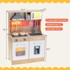 Infans Wooden Kitchen Playset Multi-Functional Pretend Cooking Set w/ Lights & Sounds - 2 of 4