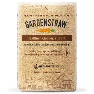 HealthiStraw GardenStraw All-Natural, Clean, Sustainable Garden Straw Mulch for Gardens and Grass Seeding - 1 of 4