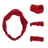 Unique Bargains Women's Simple Solid Elastic Cross Headwrap 1 Pc - 3 of 4