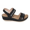 GC Shoes Samar Double Band Velcro Comfort Slingback Wedge Sandals - 2 of 4