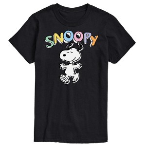 Men's - Peanuts - Snoopy Sketchy Short Sleeve Graphic T-Shirt - 1 of 4