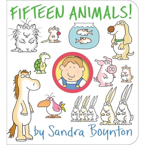 Fifteen Animals! - (Boynton on Board) by  Sandra Boynton (Board Book) - image 1 of 1