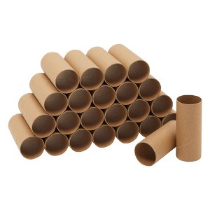 Juvale 24 Pack Brown Toilet Paper Rolls For Crafts, Empty Cardboard Tubes for Classroom, DIY Projects, 1.6 x 4 In - 1 of 4