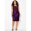 Catherines Soft Knit Jacket Dress - 4 of 4