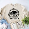Simply Sage Market Women's Graphic Sweatshirt Reading Is Dreaming - 3 of 3
