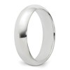 Black Bow Jewelry 5mm Sterling Silver Polished Half Round Standard Fit Band - 4 of 4