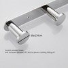 Phiestina 304 Stainless Steel Towel Hook Rack for Home Storage - 2 of 4