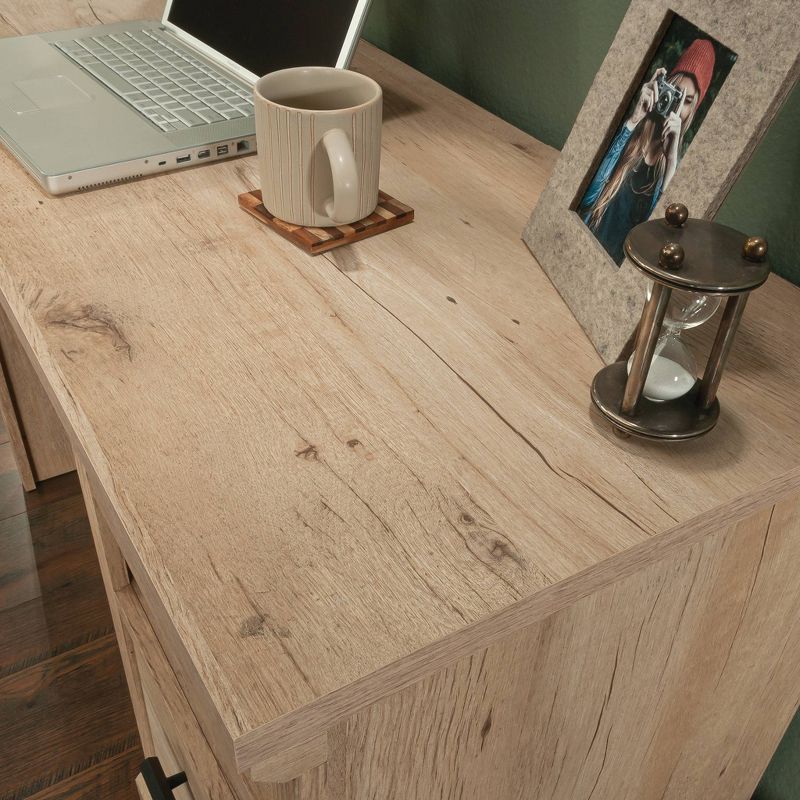 Sauder Aspen Post Desk with Storage Prime Oak, 4 of 9