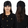 Anna-Kaci Vintage Washed Distressed Baseball Cap Denim Cotton Adjustable Dad Hats for Women Men - 2 of 4