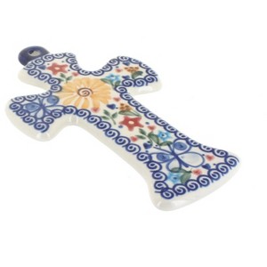 Blue Rose Polish Pottery 47 Vena Cross - 1 of 1