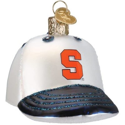 Old World Christmas Blown Glass Ornament for Christmas Tree, Syracuse Baseball Cap