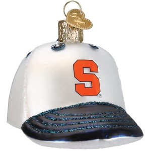 Old World Christmas Blown Glass Ornament for Christmas Tree, Syracuse Baseball Cap - 1 of 1