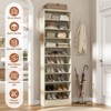 Besiost Shoe Storage Cabinet, 10-Tier Shoe Rack With Drawers - 3 of 4